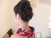 浴衣着付け＆ヘアアレンジご利用のお客様☆の画像